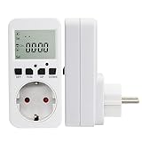 Offgridtec Digitaler Timer-Schalter mit Dämmerungssensor, 4 Modi, Einstellbare Helligkeit 0–99, Countdown, Auto EIN/AUS & Immer-EIN, Energiesparende Hausautomatisierung (230V 50Hz, 16A 3680W)