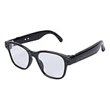 Lazmin112 AI Smart Glasses, 32 MP HD-Kamerabrille mit Bluetooth 5.4, Echtzeitübersetzung und Spracherkennung, 3-Punkt-Unterstützungssystem, für Reisebesprechungen und Vlogging