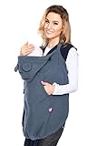 Mija - Tragecover, Universal Bezug für Baby Carrier/Tragetücher/Cape 4022 (Graphite)