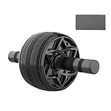 Yuattory Ab Wheel Roller Workout Roller Wheel mit Knie-Bauch-TrainingsgeräT für das Training der Rumpfmuskulatur im Heimstudio,B