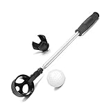 prowithlin Golfball-Retriever, rostfreier Teleskop Ballsammler für Wasser mit Golfball-Putter-Grabber-Klauen-Saugwerkzeug, Golfzubehör Golfgeschenk für Männer (1.83)