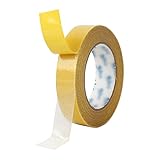 MilyaDE Verlegeband Teppichklebeband 20mm x 20m Extra Stark Rückstandsfrei Entfernbar Doppelseitiges Klebeband Leicht Reißbar