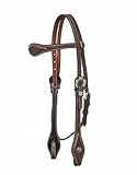 Horseman´s Tack Westerntrense Flower Buckle (Dunkelbraun)