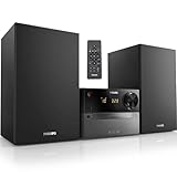 Philips M4505/12 Mini Stereoanlage mit Bluetooth (DAB+/UKW...