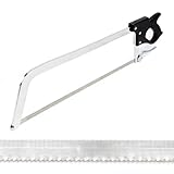 Wiltec XL Knochensäge 43cm Sägeblatt, Handsäge zum sägen von Knochen für Jäger Metzger Gastronomen Fleischsäge Fleischersäge