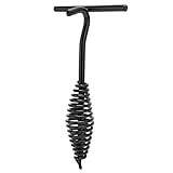 Zerodis Niederländisch -Ofen -Deckel Lifter, 26 cm Langes Spiralgriff Eisen -Eisen Finish Ausgedehntes Design, Kleiner Körper Zum Tragen und Gebrauch, Deckelheber für Außen-, Dreh- und