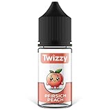 Twizzy Pfirsich Lebensmittelaroma -30ml- Intensives Aroma – Ideal zum Backen, in Lebensmitteln & Getränken, auch für Vernebler, Nebelmaschinen, uvm.