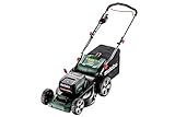 Metabo Akku-Rasenmäher mit Mulchfunktion RM 36-18 LTX BL 46 (601606850) 18V, für große Flächen im Garten, ohne Akku/Ladegerät, 46cm Schnittbreite