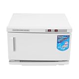 Czyurachel 2-in-1 Handtuchwärmer - Heizen und Warmhalten, Handtuchwärmer mit Sterilisator, 25L Handtuchheizschrank, Handtuch Schrank für Privathaushalte, Fitnessstudios, Hotels (Weiß)