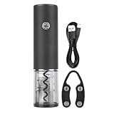 Bosiyrggrl Elektrischer Weinöffner Set Automatischer Korkenzieher, Folienschneider Ideal für Home Bar, Küche, Partys