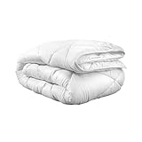 Schiesser Ganzjahresbettdecke Hygge | schadstoffgeprüft | für Allergiker geeignet | Steppdecke mit flauschiger Füllung | Sommer und Winter | 155x220cm