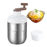 Eiskratzmaschine, manuelle Eiskratzmaschine, schnell schaben, aus Edelstahl, für den Einsatz zu Hause, in der Küche, zur Zubereitung von Cocktails und Getränken