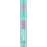 essence cosmetics sensitive BUT WOW VOLUME mascara, Wimperntusche, schwarz, Einfach zu entfernen, volumengebend, für sensible Augen, Haut, langanhaltend, Wischfest, vegan, ohne Parfüm (8,5ml)