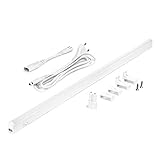 NCC-Licht LED Unterbauleuchte Lightbar Connect Linex 86cm Weiß IP20 15W 1650lm Neutralweiß 4000K mit Schalter