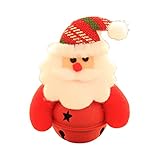 Hängende Glocken Weihnachtsmann Schneemann Rentier Bär Dekore Glocken Ornament Weihnachten Plüsch für Glocken Party Dekor G Hängender Anhänger Halloween Baumschmuck Ornamente Outdoor