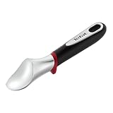 Tefal Ingenio K20722 Eisportionierer | Ideal zum einfachen Portionieren von Eiscreme | Kunststoff | Schwarz/Rot | Öse zum Aufhängen | Spülmaschinenfest, 25.5 x 4.7 x 5.5 cm
