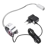 Operitacx Touch Control LED Nachttischlampe Dimmbar Aluminium Bettleuchte Nachttischlicht Energiesparend Flexible Metallkonstruktion für Schlafzimmer