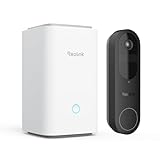 Reolink Video-Türklingel mit Home Hub Mini – Batteriebetriebene Türklingel mit Kamera, 2,4/5 GHz WLAN, intelligente Erkennung, Keine monatliche Gebühr