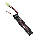 Airsoft Akku Lipo Akku 2S 7.4V 1100mAh 25C Airsoft Stick für Airsoft Gewehr Luftgewehr mit Mini Tamiya Stecker Connettore