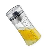 SILBERTHAL Dressingshaker Klein aus Glas mit Rezepten – 350 ml – Spülmaschinenfest - Neuer Deckel & Neue Rezepte