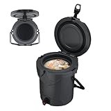 Peufcmi Tragbare Camping Kühlbox - Isolierte Lebensmittelbox,Heißgetränkespender - für Camper Wanderer besucher Sportveranstaltung Angeln Autofahrer Roadtrips Konzerte Camping Wandern