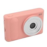 4K-Digitalkamera 48 MP HD mit 16-fachem Digitalzoom, Autofokus, Mikro-Spiegelreflexkamera, Tragbar und Im Taschenformat für Reisefotografie, Vlogging (PINK)