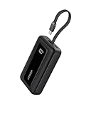 Anker Powerbank 20.000mAh 30W mit integriertem USB-C Kabel,...