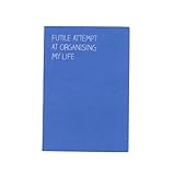 'zwecklos Versuch, Organisieren My Life' blau Happy Jackson Little Notebook von Wild und Wolf