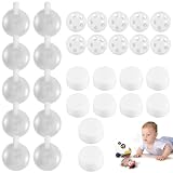 Set Rasseldosen Rasseln Zum Einnähen,Kuscheltiere Quietscher,Quietscherm Rasselbällen,Rassel Zum Einnähen,Baby Rasselkugeln Zum EinnäHen,Rasselkugeln,Für Hund Haustier Baby Spielzeug,30pcs