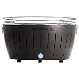 LotusGrill XL Anthrazitgrau G435 Holzkohlegrill/Tischgrill mit USB-Anschluß