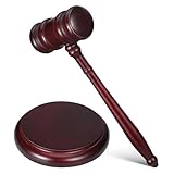 Richter Hammer, Richter Hammer Holz, Richterhammer Holz, Holz Richter Hammer,Richter Hammer Holz mit Sockel, für Richter Anwalt Student Auktion Verkauf Meetings