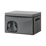 Katzenhaus mit Klimaanlage, zusammenklappbares Eishaus für Hunde - Kühlgehege für Haustiere, Balkon, Außenbereich, Transport, Haus, Auto, Innenhof, Schlafzimmer