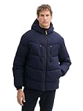TOM TAILOR Denim Herren Winter Puffer-Jacke mit Kapuze,10668...