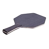 LOVIVER Tischtennisklinge Professionelle, verschleißfeste Kohlefaser-Tischtennisklinge aus Holz, sechseckig, zum Üben von Indoor-Sportwettkämpfen für