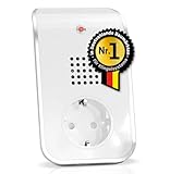 HEIDEMANN Funkempfänger HX Curve - Erweiterbare Klingel mit Steckdosenanschluss - Funk Klingel Empfänger - HX Türklingel -weiß