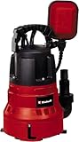 Einhell Schmutzwasserpumpe GC-DP 7035 LL (700 W, flachabsaugend bis 1 mm, Fördermenge 16.000 L/h, 0,8 bar, Eintauchtiefe 7 m, verstellbar für Schmutz- & Klarwasser)