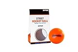 Base Unisex  Street Hockey Ball Medium Härtegrad Beläge I Geeignet für bis zu-10º C I Inline I Orange, 6,5 cm