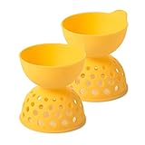 2-PIECE SILICONE EGG POACHING SET