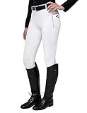 FitsT4 Sports Damen Reitleggings Silikon Vollbesatz Reithose...