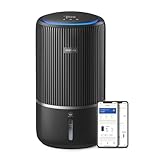 Philips 3400 Serie 2-in-1-Luftreiniger und -Luftbefeuchter, HEPA NanoProtect + Aktivkohlefilter, hygienische Luftbefeuchtung mit 650ml/h, CADR 300m³/h für 78 m² (AC3421/13)