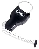 Cravallo® Ergonomisches Körpermaßband I Umfangmaßband I Fitnessmaßband I Sportmaßband I Maßband zum Messen von Körperumfängen (DE-Version in CM)