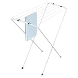 Spetebo Wäscheständer klein klappbar 6 m Trockenlänge - 88 x 83 cm - Mini Wäschetrockner für wenig Platz - Badewannen Standtrockner Solo Wäschetrockner kompakt für Balkon Innen und Außen