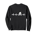 Herzschlag für Radfahrer Sweatshirt