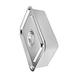 Robuster 304 rostfreier Stahl-Bräter mit transparenter Abdeckung, verwindungsbeständig, flacher Boden, zum Backen, Dämpfen, Familiengebrauch, rostfreie Stahl-Backform mit Glasdeckel