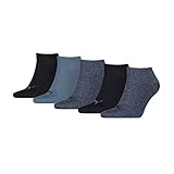 Puma Unisex Sneaker Socken, Marineblau, 39/42 (5er Pack)