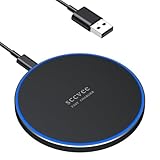 Wireless Charger 20W Max Schnelles Kabellosen Ladepad Induktions Ladegerät Kompatibel mit Samsung Galaxy S23/S22/S21/S20/S10, Kompatibel mit iPhone 12/13/14/15 Serie