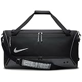 Nike Unisex Trainingstasche Nk Hps ELT Duff - Fa23, Black/Iron Grey/Metallic Silver, DX9789-010, MISC