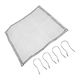 SUPVOX Edelstahl Ersatz mesh für Faltbaren Outdoor Feuerstand Hitzebeständig mit Haken Kompakt und Robust für Camping Grillen und offenes Feuer Einfache Installation und Sichere