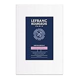 Lefranc Bourgeois 806648 Malkarton - 24x30cm, 100% Baumwolle, doppelte weiße universal Grundierung für Acrylfarben & Ölfarben, Malpappe für Profis & Hobbymaler