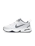Nike Herren Air Monarch Iv Fitnessschuhe, Weiß Midnight Navy Metallic Silver, 43 EU